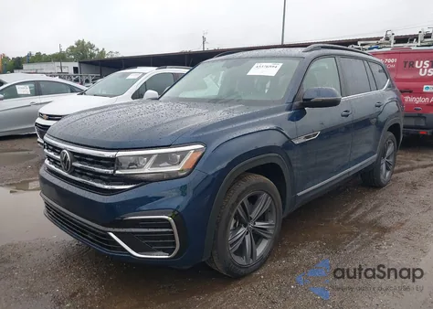 2021 Volkswagen Atlas 3.6L V6 Se W/Technology R-Line z USA, uszkodzony, nr VIN 1V2NR2CA9MC603219